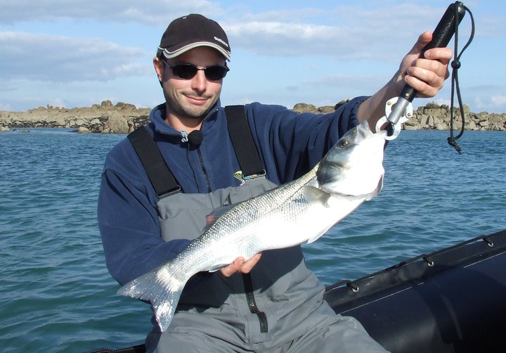Sea bass fishing in Dinard Saint Malo